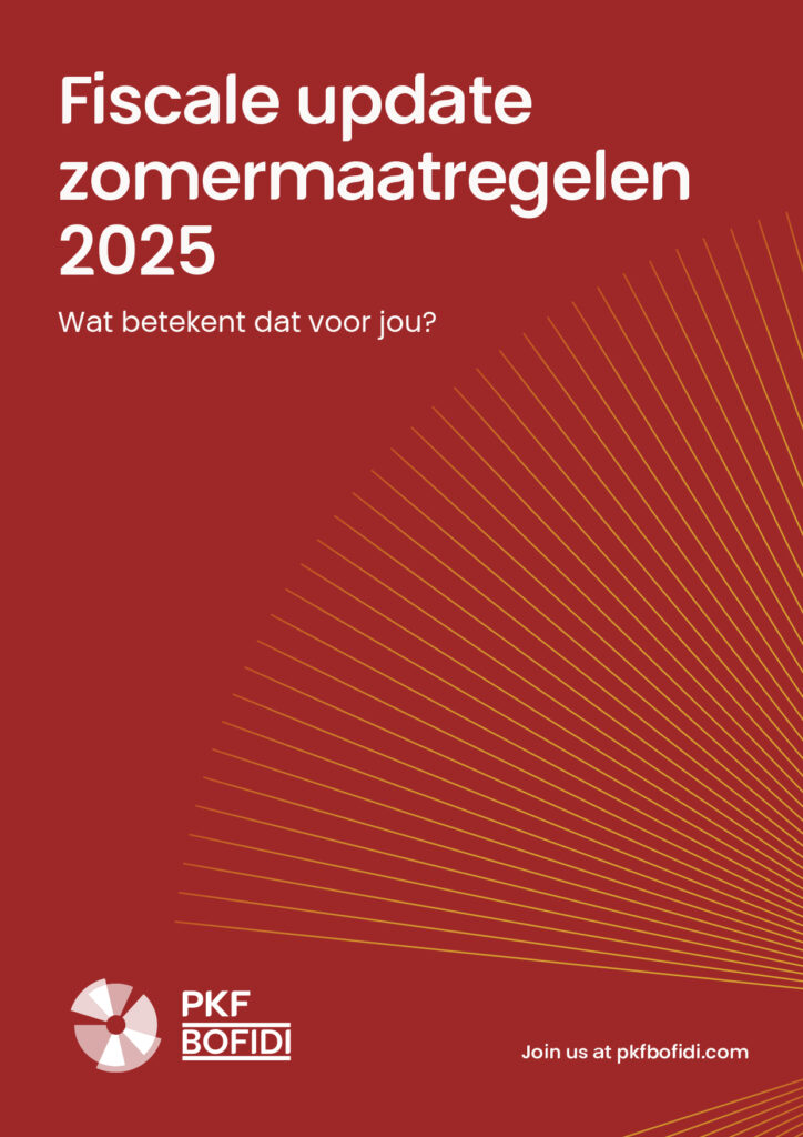 PKF BOFIDI Fiscale update zomermaatregelen 2025
